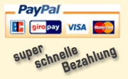 schnelle Bezahlung mit PayPal